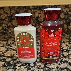 BBW Strawberry Pound Cake Fragrance Bundle